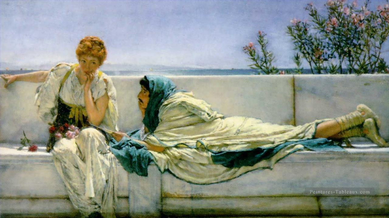 plaidant romantique Sir Lawrence Alma Tadema Peintures à l'huile